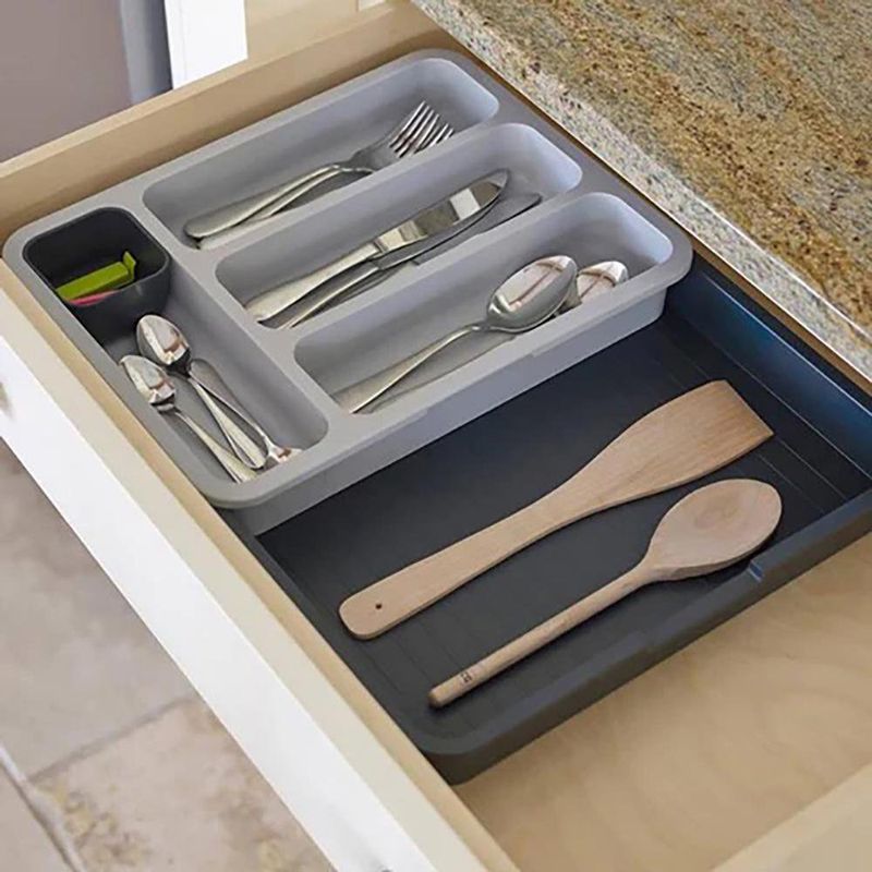 Porta Cubiertos Gris