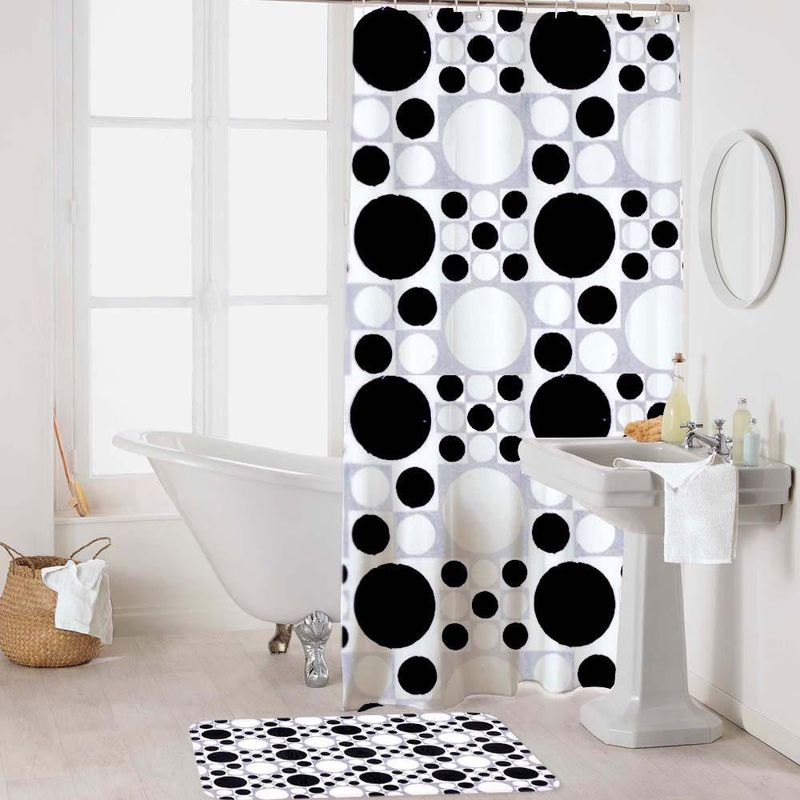 Set De Alfombras Y Cortina Para Baño Rocío - Viva