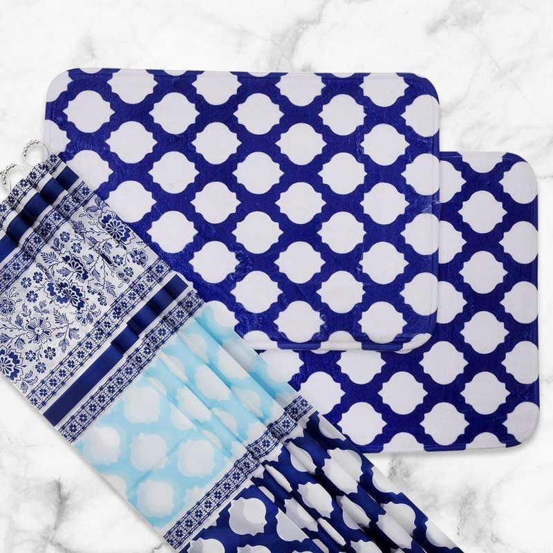 Set De Alfombras Y Cortina Para Baño Moly - Viva