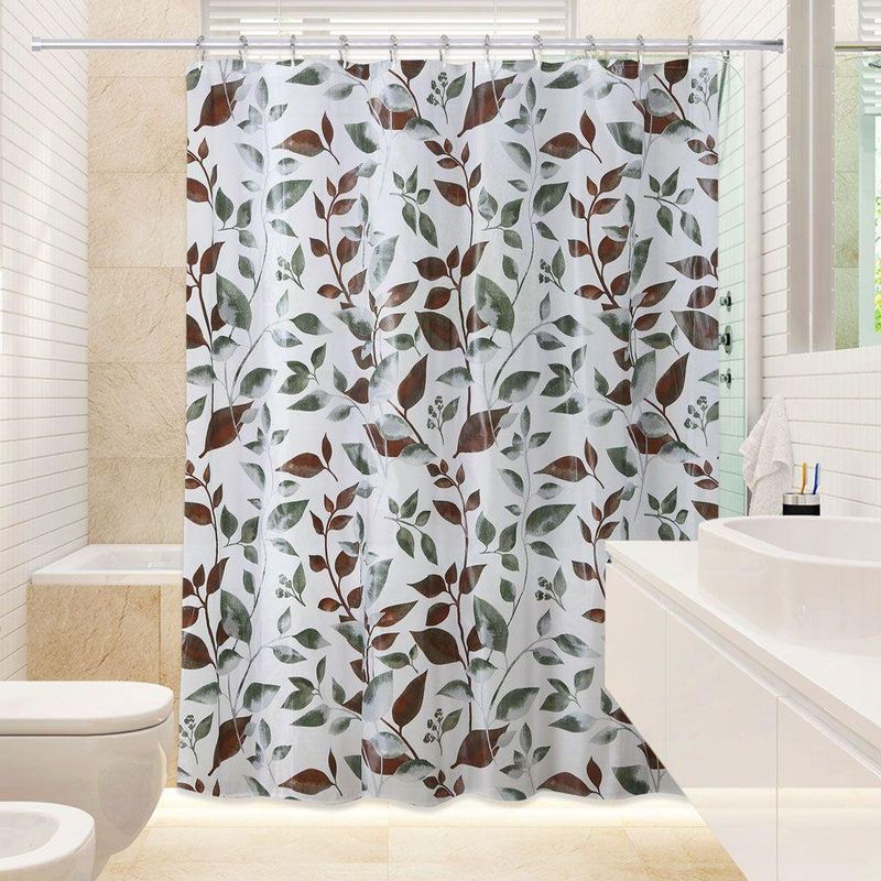 Cortina Para Baño Peva Hojas - Viva