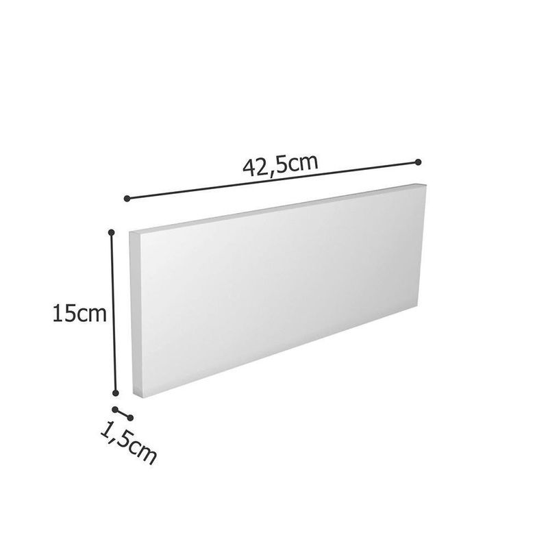 Zócalo Lateral para Gabinete Oxford Paris Blanco - Zmobili