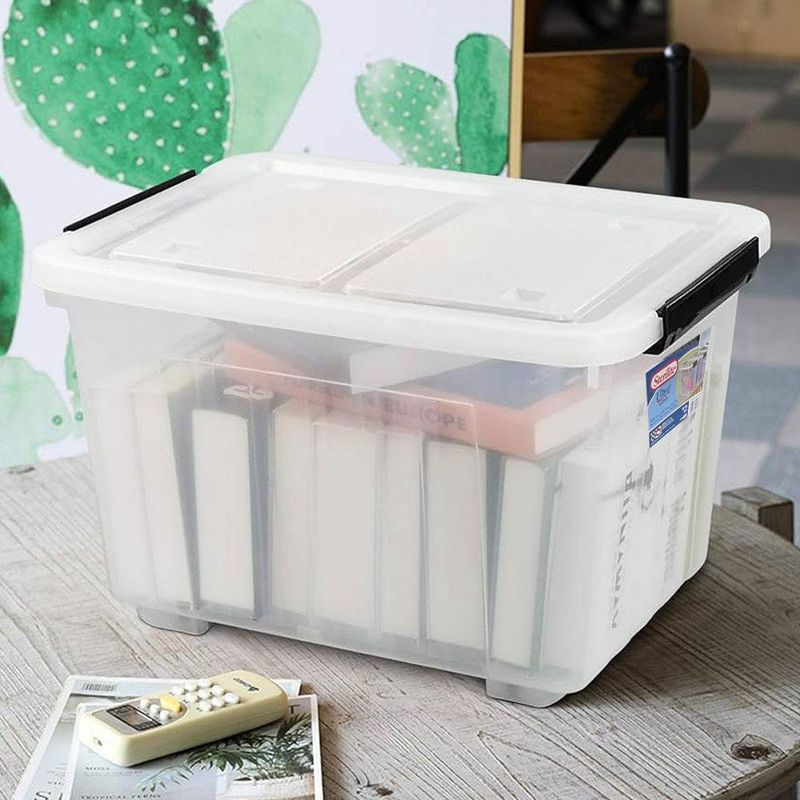 Caja 30 L Ultra Latch Blanca - Sterilite