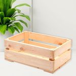 Caja De Madera Clara Pequeña - Modular