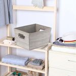 Canasta Con Agarradores De Metal Beige - Viva