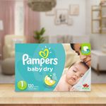 Pañales-Baby-Dry-Talla-S1-120-Unidades---Pampers