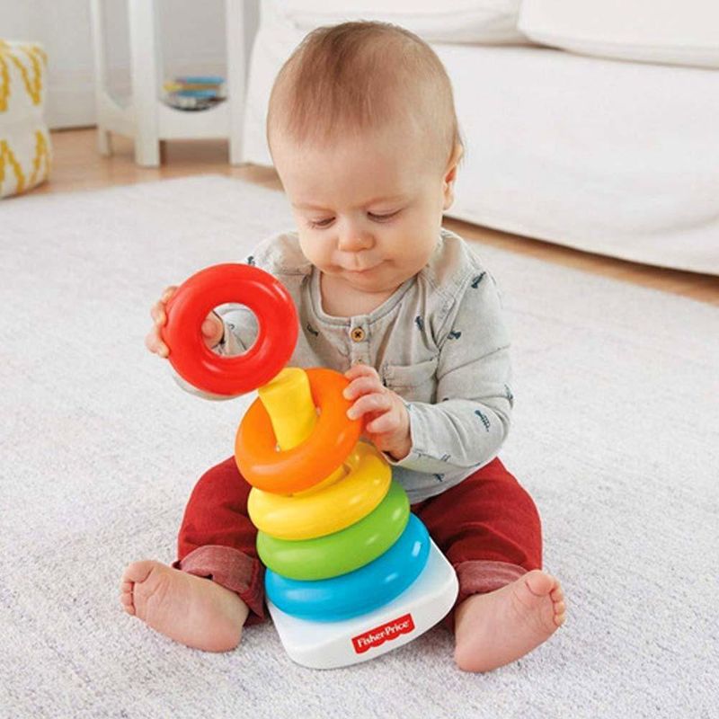 Juguete para Bebé Pirámide Balanceante con Aros