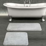 Set 2 Alfombras de Baño Gris - Viva