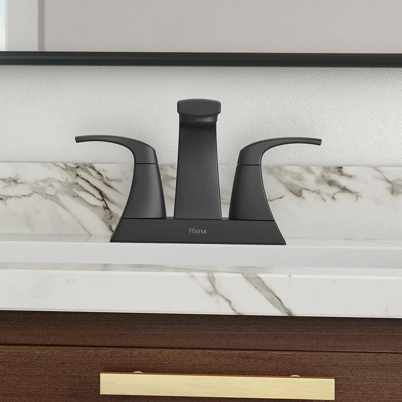 Grifo Lavamanos Karci Monomando Negro Mate - Pfister