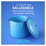 Olla de Peltre de 32 Litros #38 Color Azul Turquesa